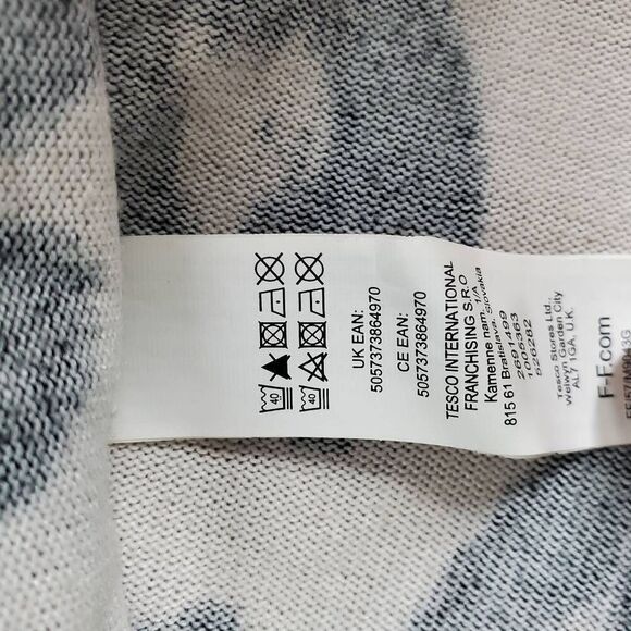 F&F Casual Collection Women’s Pink Leopard Print 3/4 Sleeve Top Size US 2 - Picture 7 of 8